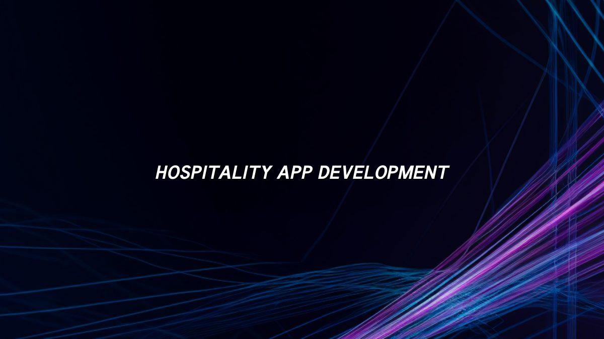 Apps for Hotels and Restaurants