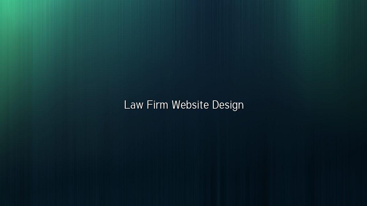 Website Design for Advocates and Law Firms