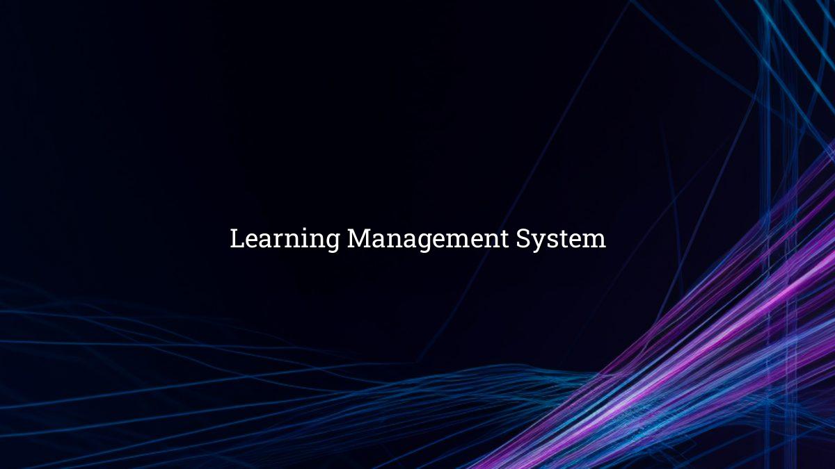 Learning Management System for Institutes