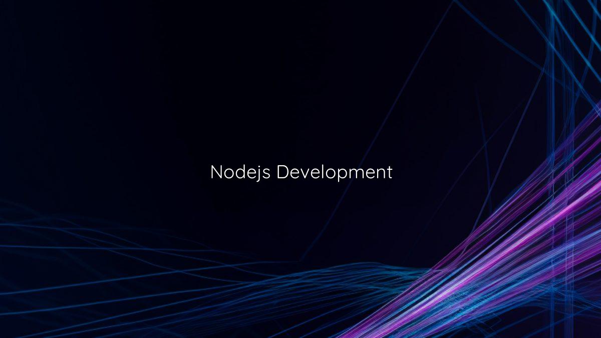 Node Js Backend Development